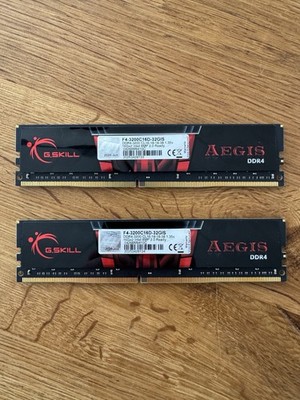 G.SKILL Aegis 32GB (2x16GB) - DDR4-3200 DIMM RAM Kit - XMP F4-3200C16D