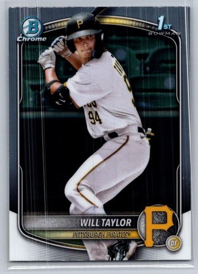 2025 Bowman Chrome #BCP-179 Will Taylor Prospects