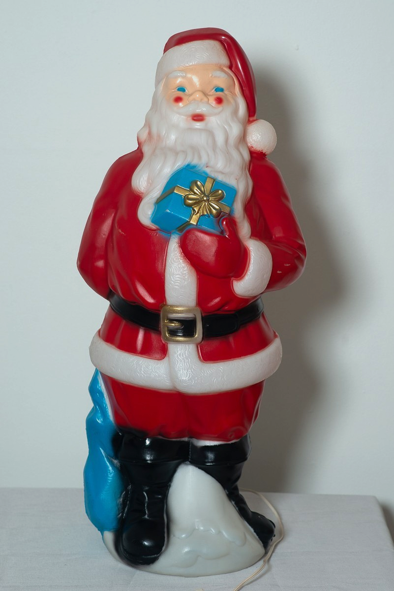 Vintage Christmas Santa Claus Blow Mold | eBay