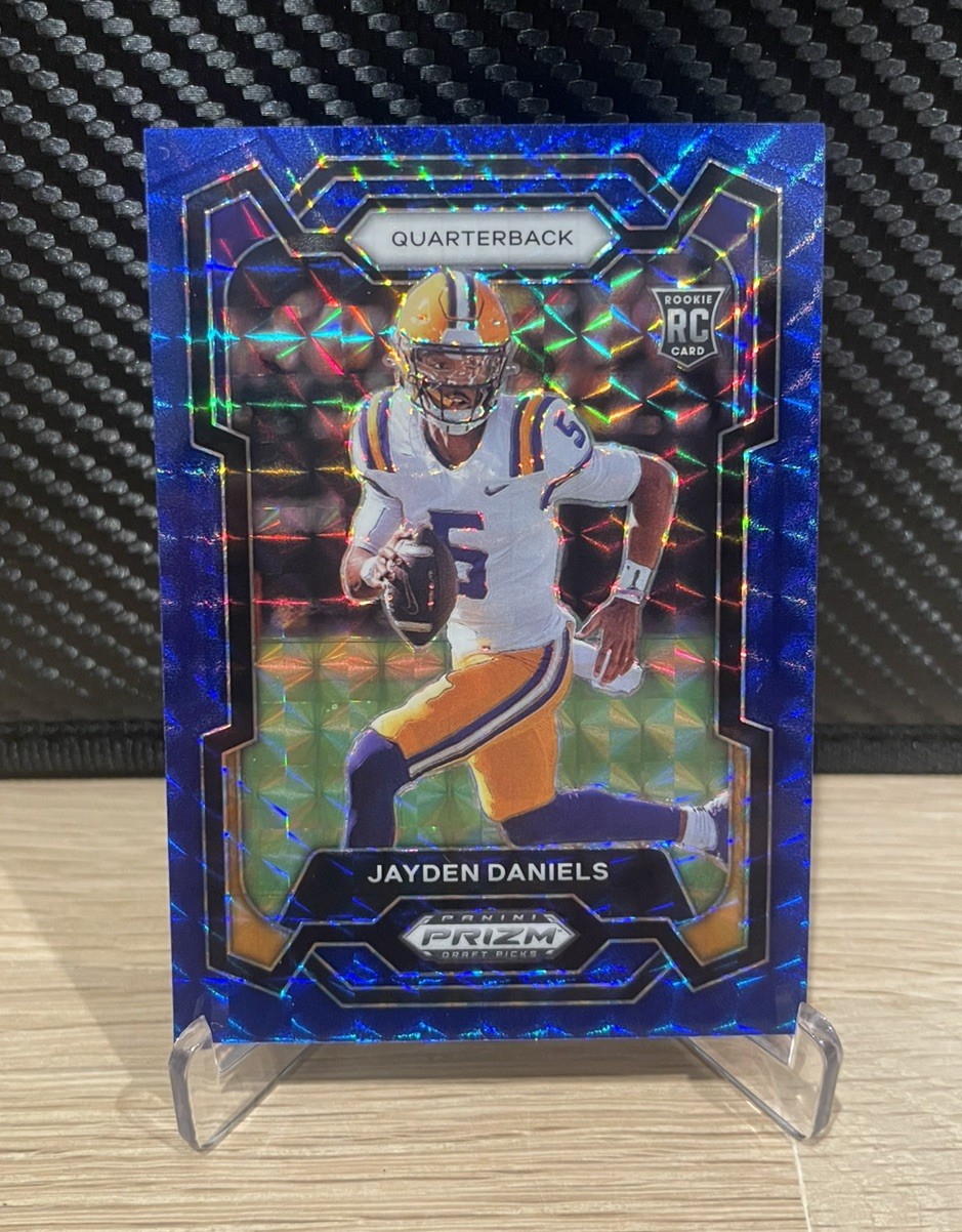 Jayden Daniels Blue Finite /89 - 2024 Panini Prizm Draft Picks RC #108 Rookie