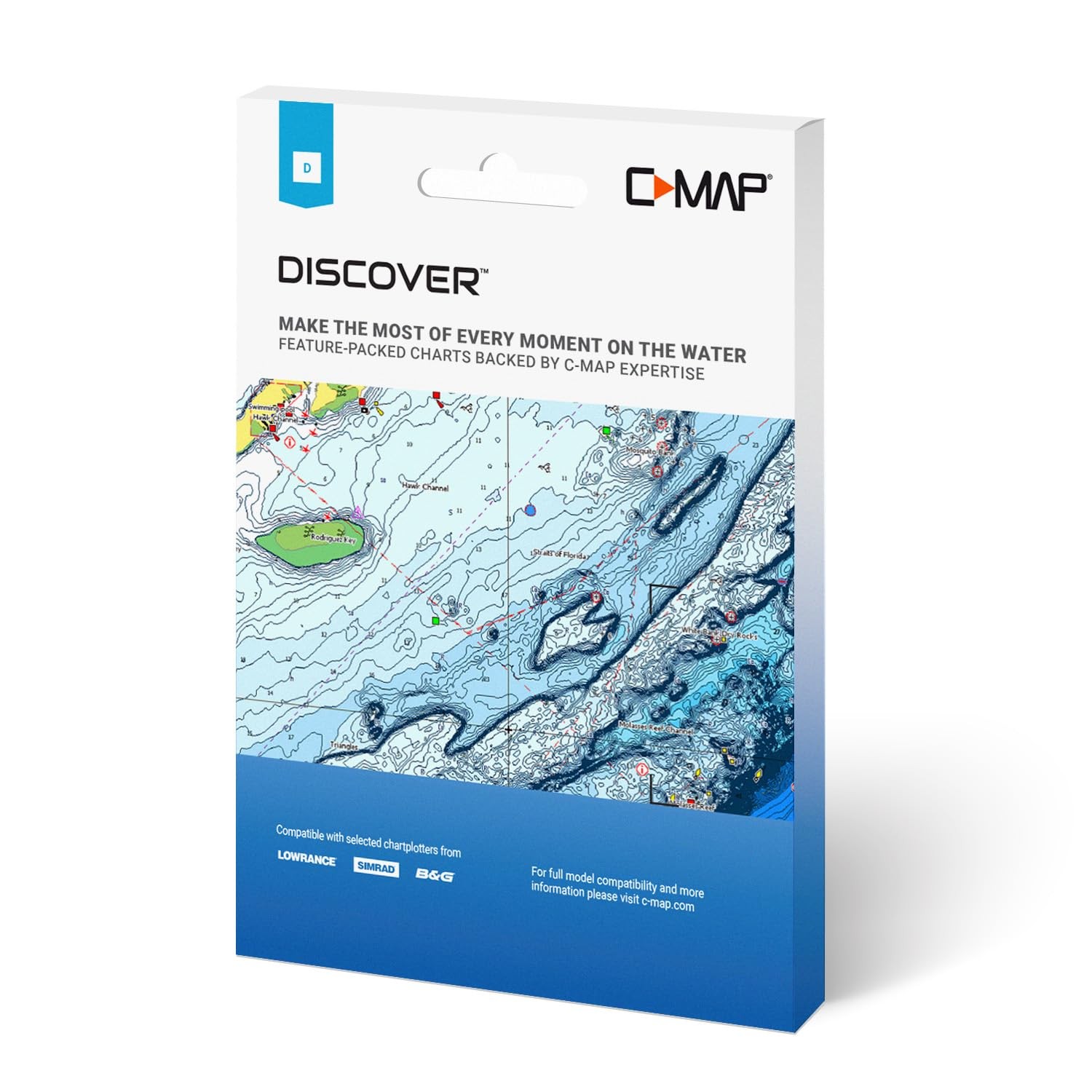 C-MAP Discover North America Lakes US/Canada Map Card for Marine GPS Navigation