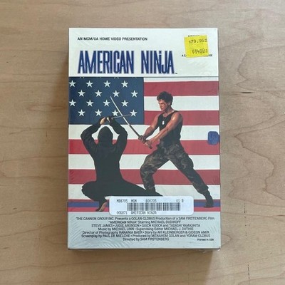 AMERICAN NINJA 1985 Factory Sealed Betamax MGM Book Box Martial Arts NOS HTF OOP