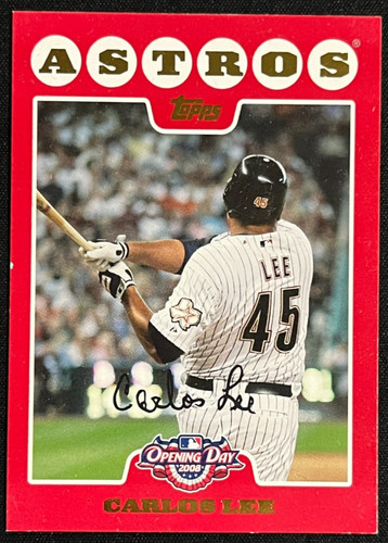 2008 Topps Opening Day Carlos Lee #178 card