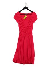 Jigsaw A-Line Midi Dress XS in Pink