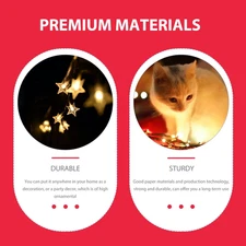 3pcs Star Paper Lantern: 3d Hanging Star Ceiling Pendant Light Lampshade Repl...