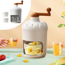 Crank Ice Crusher Shaver Block Shaving Machine Manual Snow Cone Shaved Portable