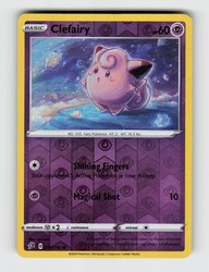 Clefairy 074/192 Reverse Holo Common Sword & Shield Rebel Clash