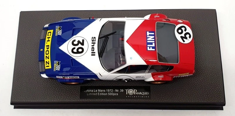 Top Marques 1/18 Scale TOP114C -1972 Ferrari 365 GTB/4 #39 Daytona Andruet/Lena - Image 4 of 4