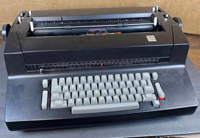 Vintage IBM Selectric II Electric Typewriter Black - Powers On / Untested As-Is