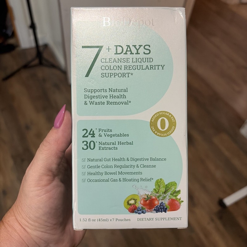 BioDepot 7+ Days Liquid Beverage Supplement, 7 Packets