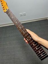 Stainless Rosewood 22Fret satin DIY Roasting flame maple electric guitar neck