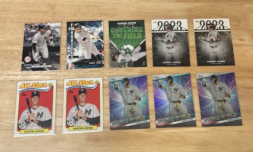 2024 Aaron Judge Topps 10 Card Lot Flagship, All Stars Greatest Hits & More