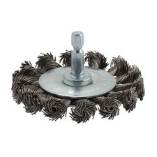 Draper 41434 Steel Twist-Knot Wire Wheel Brush, 75mm