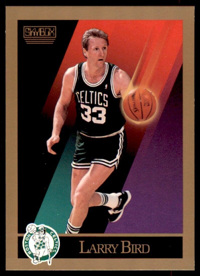 1990-91 SkyBox NBA Larry Bird . Boston Celtics #14