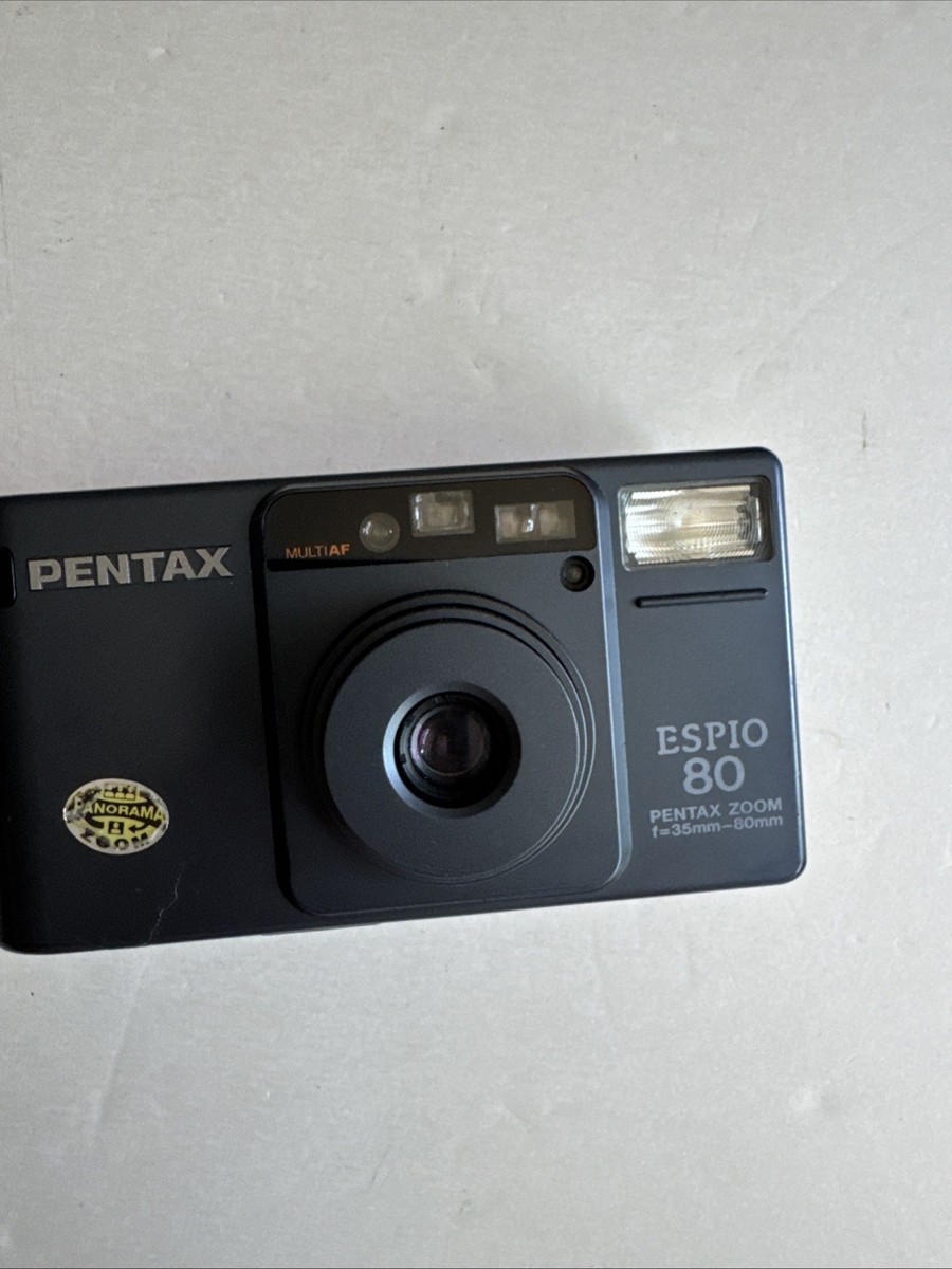 Pentax Espio 80 Point & Shoot Film Camera Navy. 35-80mm. Film