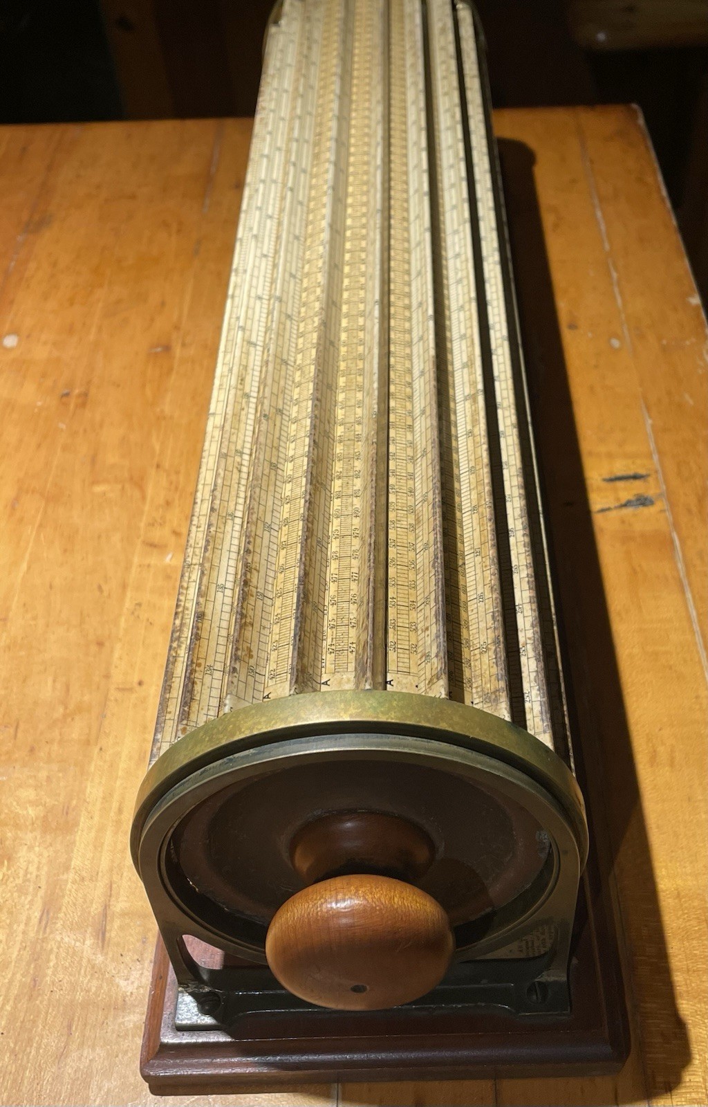 Keuffel & Esser 4012 Thacher Cylindrical Slide Rule Calculating Instrument