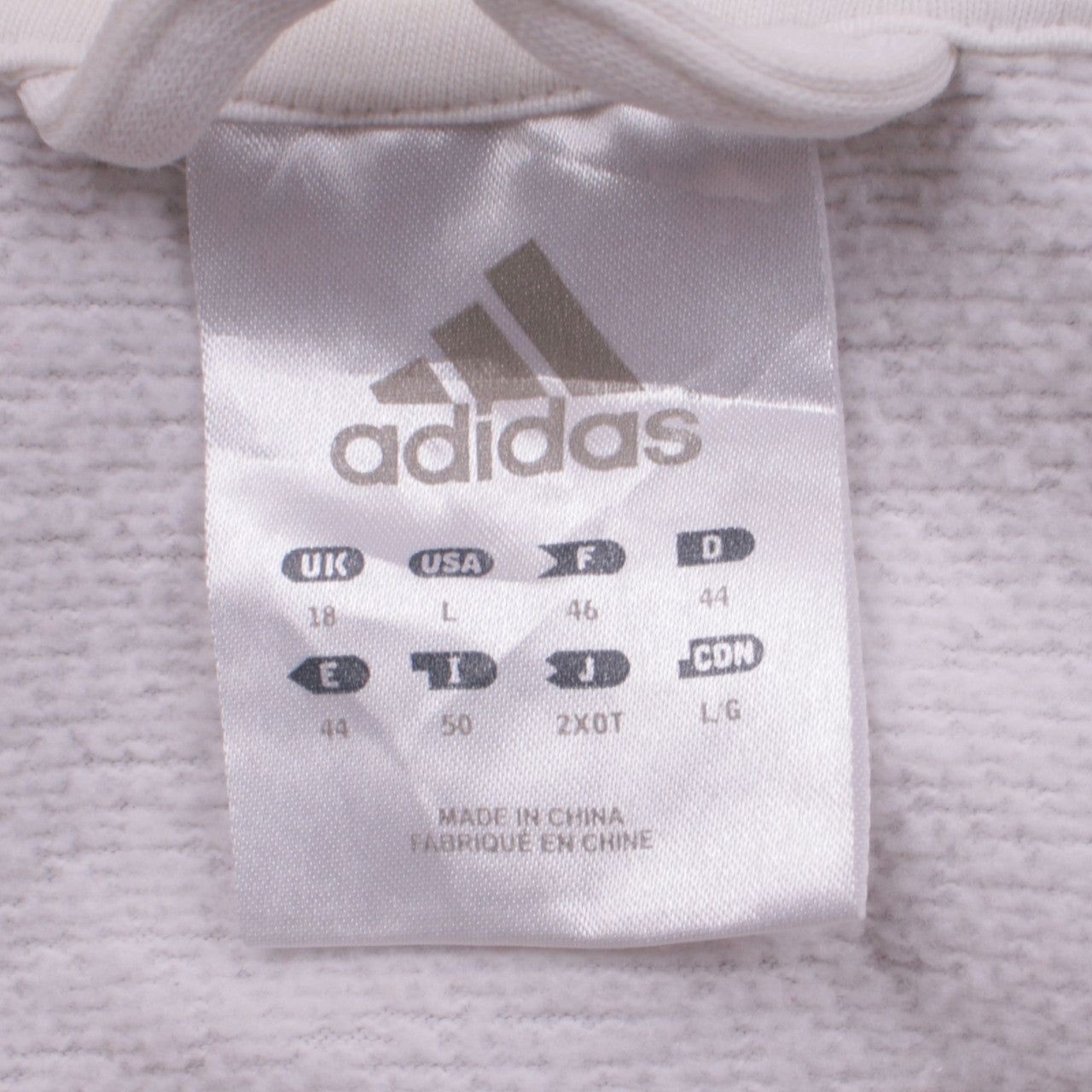 Adidas White Sweatshirt Womens L image 4