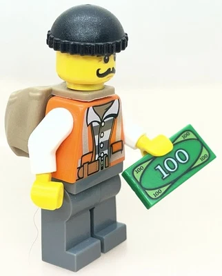 LEGO ®-Minifigur Town City Police Bandit Einbrecher Set 60139 Command - cty0754 - Bild 1 von 4