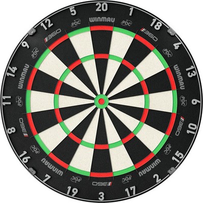 Winmau Blade 6 Triple Core 360 Dartboard - Profi Steeldart Dartscheibe aus Sisal