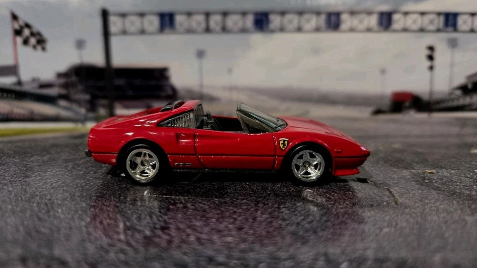 Hot Wheels Retro Entertainment Magnum Pi Ferrari 308 GTS QV Red (Loose) - Image 3 of 4