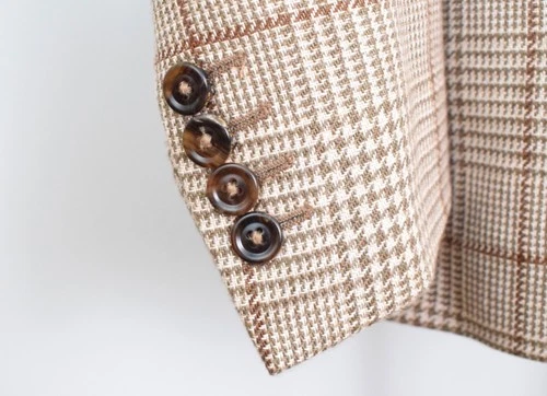 ALEXANDER KRAFT Linen Wool Silk Signature Jacket €1250 Size 36R/46R Small Slim image 9