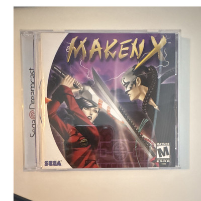 Atlus Maken X Sega Dreamcast Manual & Reg Card Included NTSC-U/C M-Mature
