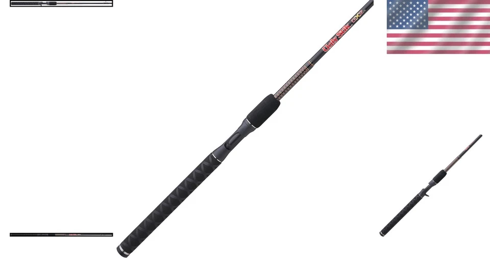 Fast Action GX2 Casting Rod - Ultimate Fishing Experience for Bass Enthusiasts - Image 2 of 4