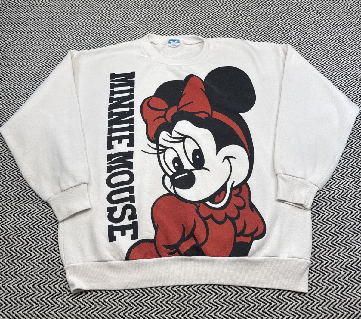VTG Disney MENS LARGE Character Fashions Big Face Minnie Mouse