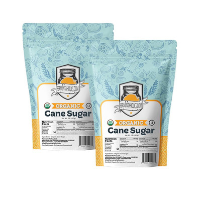 Fermentaholics 2 Pack Organic Cane Sugar | OU Kosher | Natural Sweetener for...