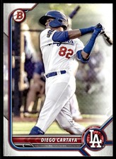 2022 Bowman Prospects Diego Cartaya Los Angeles Dodgers #BP-103