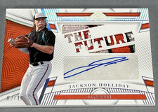 2023 Jackson Holliday Patch Auto /10 DMS-JH Panini The Future National Treasures