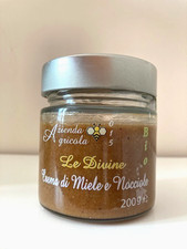CREMA SPALMABILE  BIO AL MIELE E  NOCCIOLE ARTIGIANALE 200g