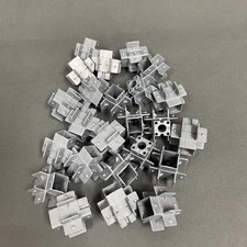 Marble Mania Dual Velocity Techno Gears 13 Silver Replacement Parts Lot of 25