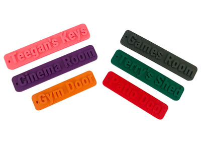 Riesiger Personalisierter Schlüsselanhänger Individuell 3D Druck Geschenk Unikat