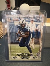 2016 Delanie Walker Playoff 2nd Down #/49 Card Tennessee Titans 