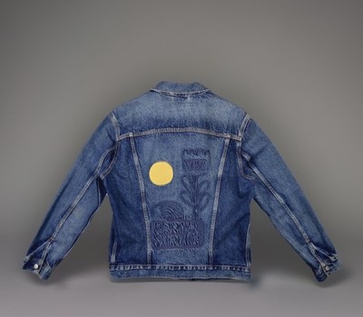 Wellthread Herren LEVIS TRUCKER JACKE Gr. L Large 24766-0009 Denim Neu Vintage