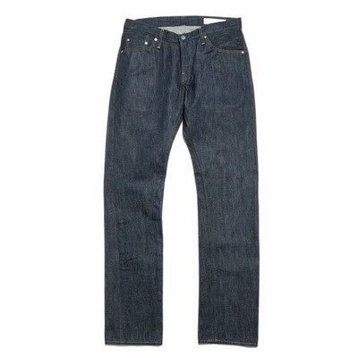 BIG JOHN R009 000 RARE JEANS SLIM Indigo Raw Denim Größe 32-36 Made in Japan