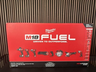 Milwaukee Tool 3697-27 M18 Fuel 7-Tool Combo Kit