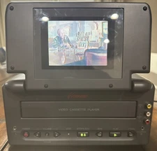 Rampage by Audiovox VBP-1000 "Video in a Bag" Portable 4" LCD VCR Combo Player