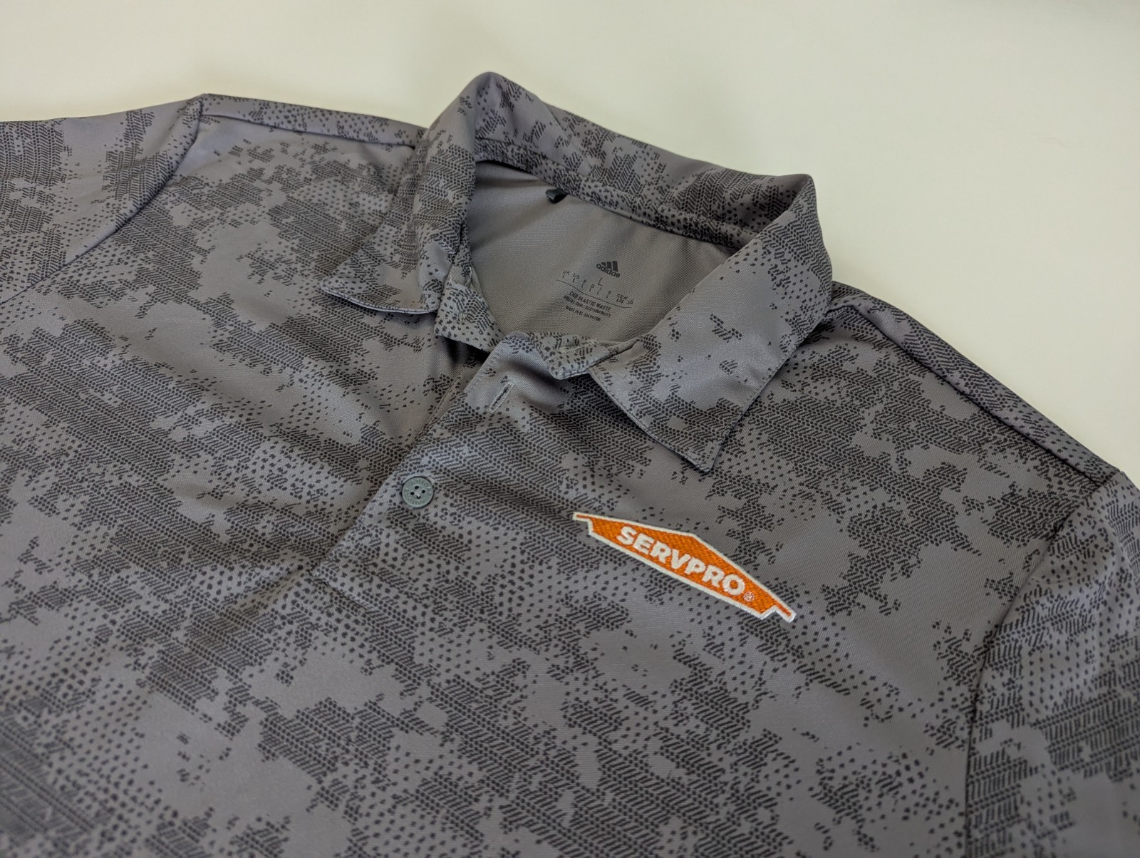 Servpro Adidas Golf Polo - Shirt Men's Large L Grey