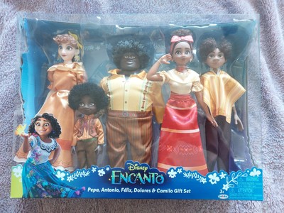 Disney Encanto Family Puppe Set Pepa Antonio Felix, Dolores und Camilo Selten Neu