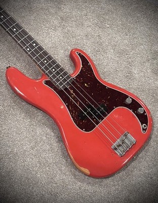 Fender Fiesta Red Road Worn Custom Precision Bass (RARE) | eBay