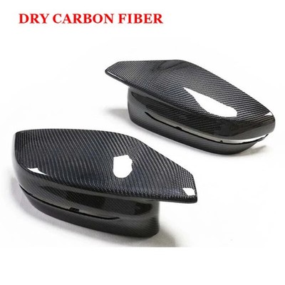  Dry Carbon Fiber Side Mirror Covers Fits for BMW M2 M3 M4 G8x M240i G42 RIght