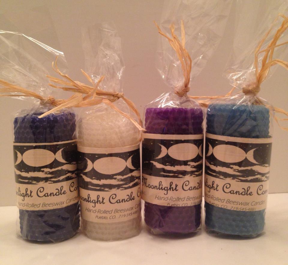 Hand Rolled Beeswax 4" Pillar Candle, 36 Different Color Choices! Clean Burning!