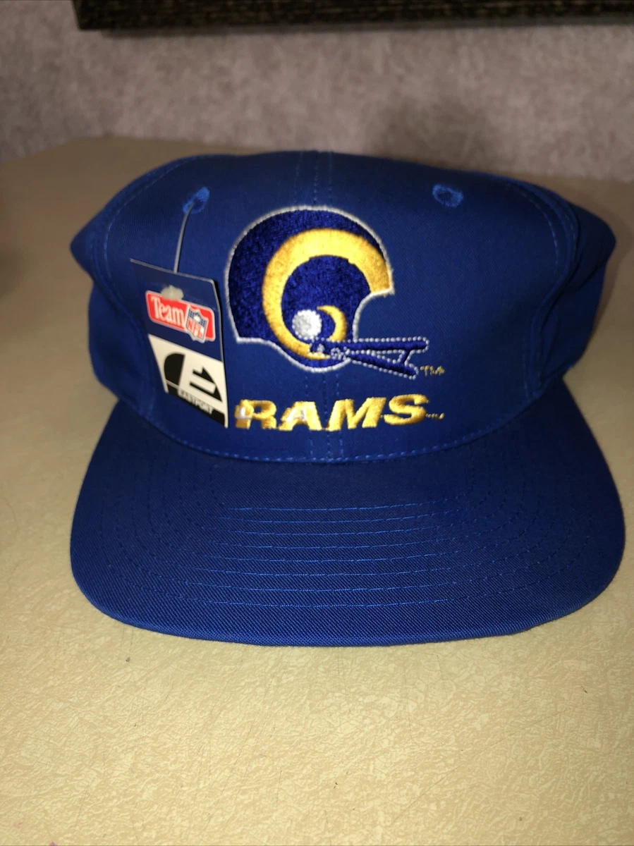 Los Angeles Rams LA Blue And Gold Old School Retro Hat NFL