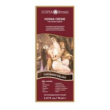Henna Cream Hair Color Dark Brown 2.37 Oz By Surya Henna