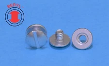 Aluminum 5050/5052 Binding Post & Matching Screw #8-32 X 1/8" Open-25 sets