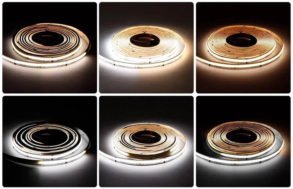 CCT WS2811 IC SPI COB Strip Light Addressable 576LED/m 2700K to 6500K 10mm Wide - Image 3 of 4