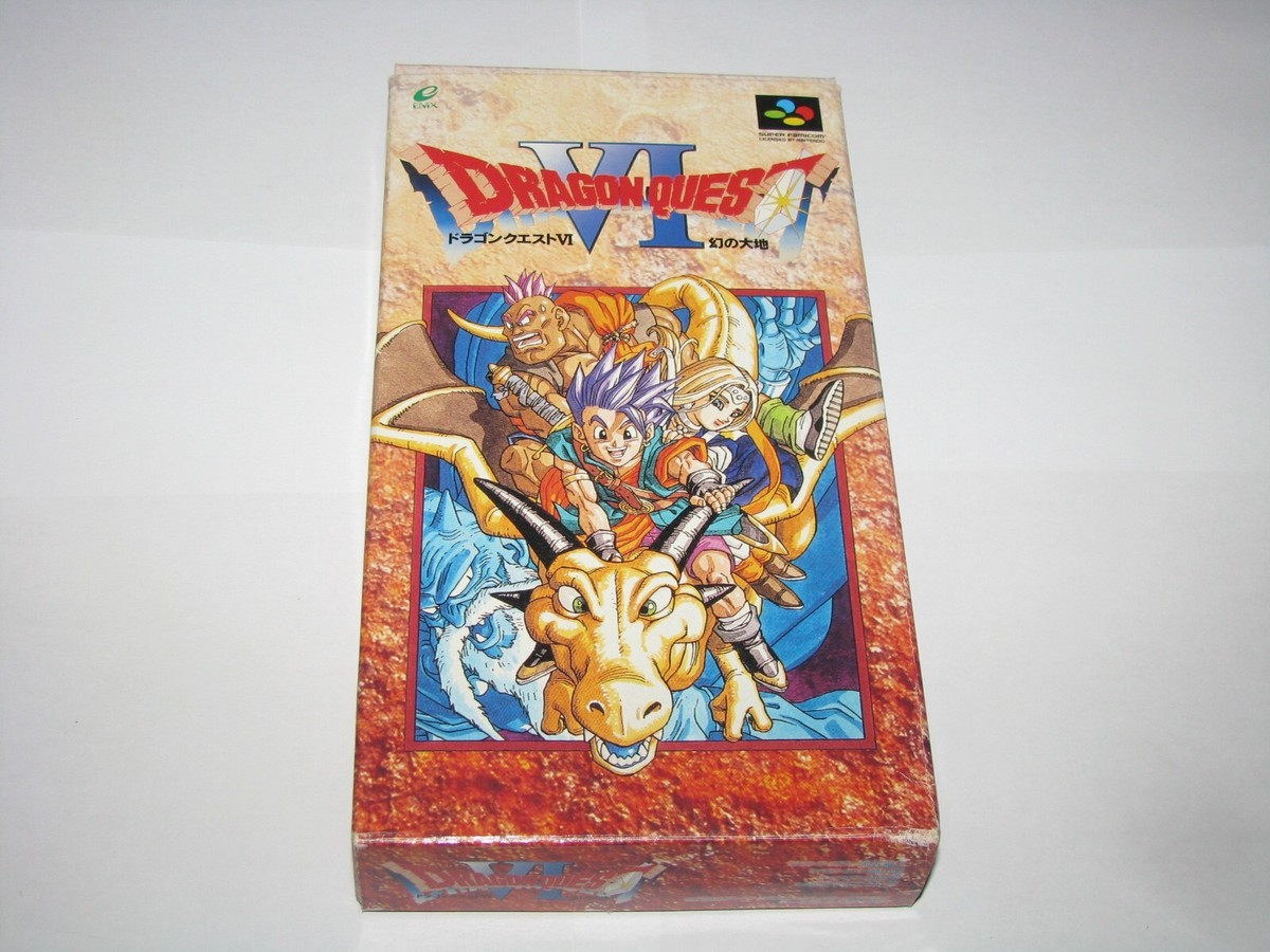 Dragon Quest VI – Flyer Original Japonais – Enix Super Famicom – État Très Bon