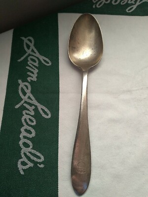 Greenbrier Hotel Vintage Springhouse large silver 8 1/4'' spoon early 1900's 